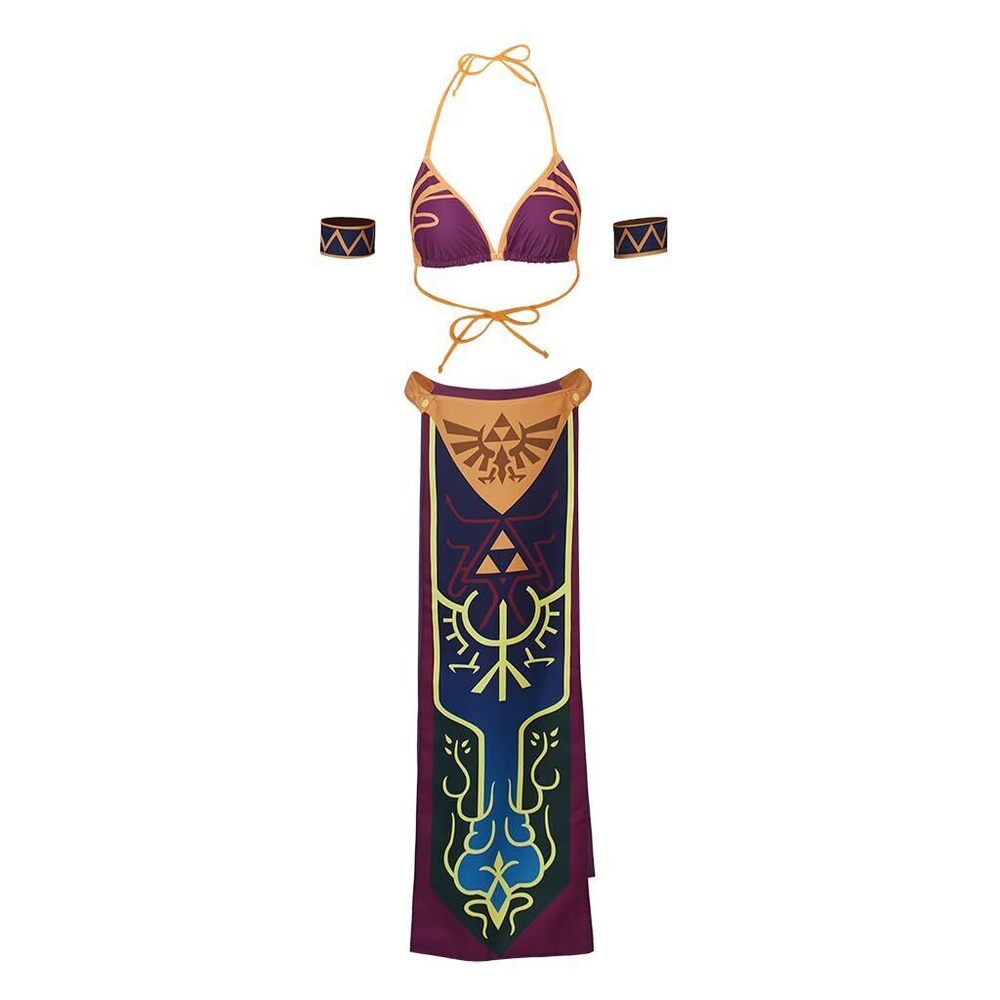 9395 Princess Costume Slave Girl Dress Sexy Lingerie Outfit Set-XXL